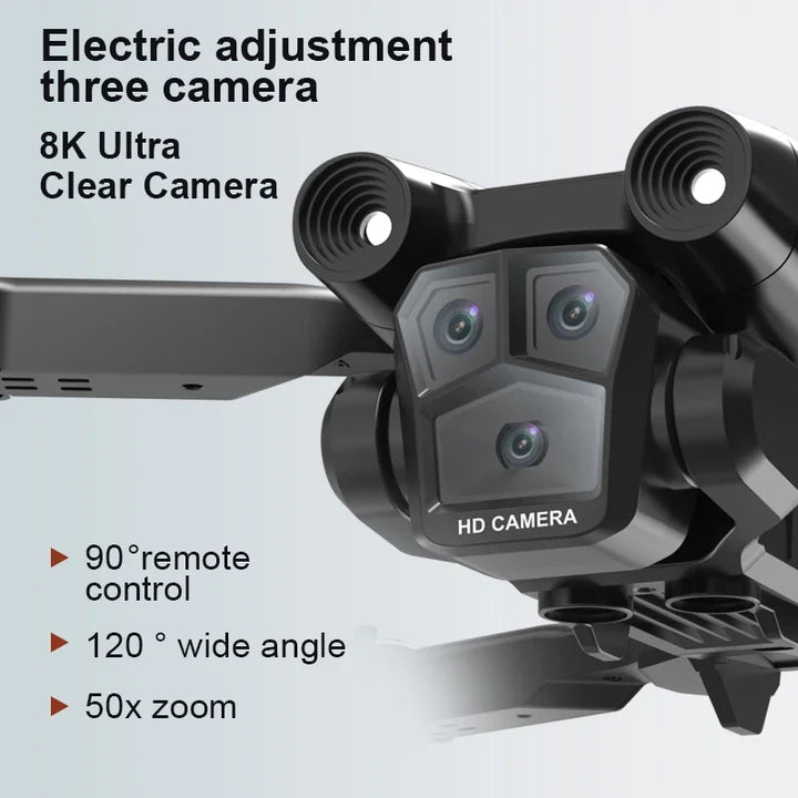 The Best Gift for Young Explorers – M4 RC Drone with 8K Triple HD Camera and FPV